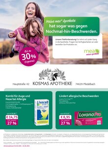 mea - meine apotheke Prospekt Unsere März-Angebote mit 4 Seiten