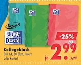 Collegeblock liniert von Oxford für 2,99 € bei Mäc-Geiz im Angebot Collegeblock liniert von Oxford im aktuellen Mäc-Geiz Prospekt