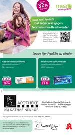 Aktueller mea - meine apotheke Apotheken Prospekt in Brüggen und Umgebung, "Unsere Oktober-Angebote" mit 4 Seiten, 01.10.2025 - 31.10.2025