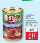Tomaten Stückig Angebote von Oro di Parma bei Marktkauf Nürtingen für 1,19 €