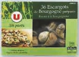 Escargots de Bourgogne moyens surgelés - U dans le catalogue U Express