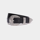 Ceinture noir femme - La Halle Ceinture noir femme à 12,99 € dans le catalogue La Halle