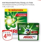 Aktuelle Ariel Angebote bei GLOBUS in Ludwigshafen (Rhein) Aktuelles Waschmittel Pulver Angebot bei GLOBUS in Ludwigshafen (Rhein) ab 4,99 €