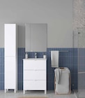 Ensemble meubles sous-vasque à poser l. 60 cm blanc + plan vasque + miroir Otto - Castorama à Paris Ensemble meubles sous-vasque à poser l. 60 cm blanc + plan vasque + miroir Otto en promo chez Castorama Paris à 139,00 €