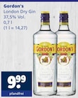 Aktuelles London Dry Gin Angebot bei Getränkewelt in Bottrop ab 9,99 €
