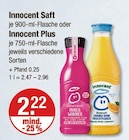 Saft oder Plus von innocent im aktuellen V-Markt Prospekt für 2,22 €