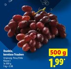 Dunkle, kernlose Trauben von  im aktuellen Lidl Prospekt für 1,99 €