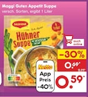 Guten Appetit Suppe im Angebot bei Netto Marken-Discount in Hannover Guten Appetit Suppe Angebote von Maggi bei Netto Marken-Discount Hannover für 0,59 €