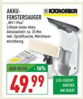 Akku-Fenstersauger WV 1 Plus im Angebot bei Marktkauf in Detmold Akku-Fenstersauger WV 1 Plus Angebote von Kärcher bei Marktkauf Detmold für 49,99 €