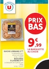 Quiche Lorraine - U en promo chez Super U Villiers-le-Bel à 9,99 €