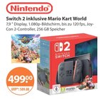 Switch 2 inklusive Mario Kart World Angebote von Nintendo bei V-Markt Memmingen für 499,00 €