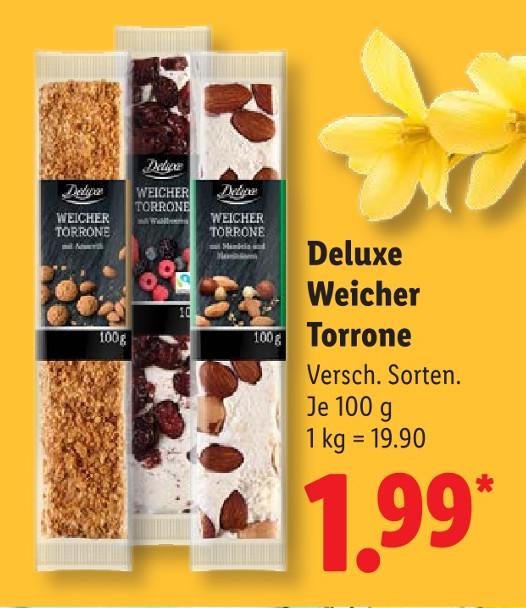 Weicher Torrone mit Cranberries und Mandeln