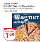 Steinofen Pizza im Angebot bei GLOBUS in Oberhausen Steinofen Pizza Angebote von Original Wagner bei GLOBUS Oberhausen für 1,69 €