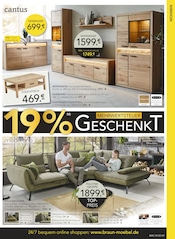 Aktueller BRAUN Möbel-Center Prospekt mit Sideboard, "19% MEHRWERTSTEUER GESCHENKT!", Seite 9