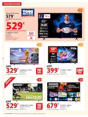 Promos Télévision dans le catalogue "BEAUTÉ" de Auchan Hypermarché Télévision en promo dans le catalogue Auchan Hypermarché à la page 42