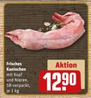 Frisches Kaninchen im Angebot bei REWE in Wiesbaden Frisches Kaninchen Angebote bei REWE Wiesbaden für 12,90 €