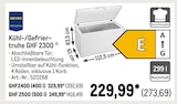 Kühl-/Gefriertruhe GHF 2300 von Metro Professional im aktuellen METRO Prospekt für 273,69 €