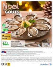Huîtres Angebote im Prospekt "UN Noël POUR TOUS LES GOÛTS" von Carrefour auf Seite 2