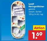 Heringsröllchen Angebote von Lysell bei Netto Marken-Discount Pforzheim für 1,69 €