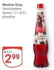 Sirup Angebote von Mautner bei GLOBUS Hofheim für 2,99 €