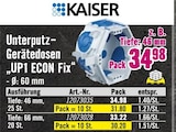 Hornbach Pirmasens - Unterputz-Gerätedosen „UP1 ECON Fix“ Angebot im Prospekt Unterputz-Gerätedosen „UP1 ECON Fix“ bei Hornbach im Pirmasens Prospekt für 30,20 €