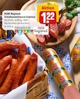 Aktuelle Wurst Angebote bei REWE in Essen Aktuelles Schinkenmettwurst-Endchen Angebot bei REWE in Essen ab 1,22 €