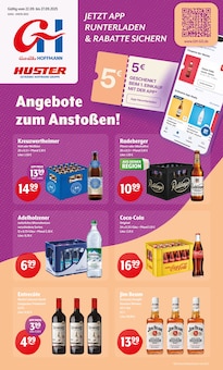 Getränke Hoffmann Prospekt der Woche "Aktuelle Angebote" Seite 1, 22.09.2025 bis 27.09.2025 für Auma Aktueller Getränke Hoffmann Prospekt "Aktuelle Angebote" Seite 1 von 12 Seiten für Auma