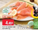 Supermarchés Match Cambrai - Promo Filet de Saumon Fumé Promo Filet de Saumon Fumé à 4,49 € dans le catalogue Supermarchés Match à Cambrai