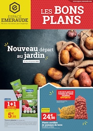 Prospectus Espace Emeraude à Clisson, "Nouveau départ au jardin", 4 pages, 14/01/2026 - 24/01/2026