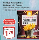 GLOBUS - Pommes frites Angebot im Prospekt Pommes frites bei GLOBUS im Prospekt "" für 1,79 €