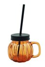Verre + paille Citrouille dans le catalogue Carrefour