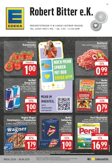 EDEKA Prospekt der Woche "Aktuelle Angebote" Seite 1, 23.06.2025 bis 28.06.2025 für Castrop-Rauxel Aktueller EDEKA Prospekt "Aktuelle Angebote" Seite 1 von 24 Seiten für Castrop-Rauxel