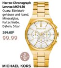 Herren-Chronograph Lennox MK9120 im Angebot bei GLOBUS in Gotha Herren-Chronograph Lennox MK9120 Angebote von Michael Kors bei GLOBUS Gotha für 99,99 €