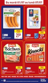 Promos Bâtonnets de poisson dans le catalogue "NOS ARRIVAGES VACANCES JUSQU'À -34%" de Aldi à la page 26