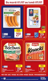 Promo Knacki dans le catalogue Aldi du moment à la page 26