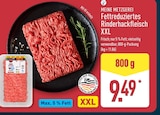 Fettreduziertes Rinderhackfleisch XXL von Meine Metzgerei für 9,49 € bei ALDI Nord im Angebot Fettreduziertes Rinderhackfleisch XXL von Meine Metzgerei im aktuellen ALDI Nord Prospekt