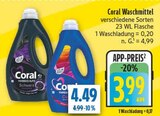 Waschmittel Farbschutz Schwarz im Angebot bei diska in Hof Waschmittel Farbschutz Schwarz Angebote von Coral bei diska Hof für 3,99 €