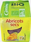 Abricots secs - CASINO BIO en promo chez Casino Supermarchés Aulnay-sous-Bois à 3,36 €