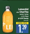 ChariTea von LemonAid im aktuellen EDEKA Prospekt für 1,39 €