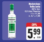 Vodka Latvia Angebote von Moskovskaya bei EDEKA Pirna für 5,99 €