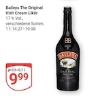 Aktuelles The Original Irish Cream Likör Angebot bei GLOBUS in Duisburg ab 9,99 €
