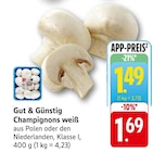 Champignons weiß im aktuellen Prospekt bei E center in Filderstadt