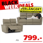 Aktuelles Antonio 3-Sitzer oder 2-Sitzer Sofa Angebot bei Seats and Sofas in Frankfurt (Main) ab 799,00 €