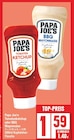 Tomatenketchup oder BBQ Mayonnaise von Papa Joe's im aktuellen EDEKA Prospekt