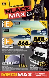 MEDIMAX Prospekt für Meißen mit 8 Seiten MEDIMAX Prospekt "DIE DEALS DES JAHRES - BLACK MAX 2.0" für Meißen, 8 Seiten, 29.11.2024 - 06.12.2024