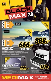 MEDIMAX Prospekt "DIE DEALS DES JAHRES - BLACK MAX 2.0" für Meißen, 8 Seiten, 29.11.2024 - 06.12.2024