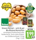 Unsere Heimat – echt & gut Bio Bioland Kartoffeln bei EDEKA im Prospekt "" für 1,99 €
