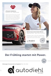 Aktueller Volkswagen Prospekt mit Socken, "Der Frühling startet mit Power", Seite 1