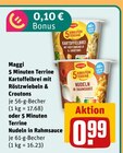 5 Minuten Terrine Kartoffelbrei mit Röstzwiebeln & Croutons oder 5 Minuten Terrine Nudeln in Rahmsauce im Angebot bei REWE in Bergisch Gladbach 5 Minuten Terrine Kartoffelbrei mit Röstzwiebeln & Croutons oder 5 Minuten Terrine Nudeln in Rahmsauce Angebote bei REWE Bergisch Gladbach für 0,99 €