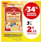 Promo Emmental râpé au lait thermise à 2,11 € dans le catalogue Super U à Remollon